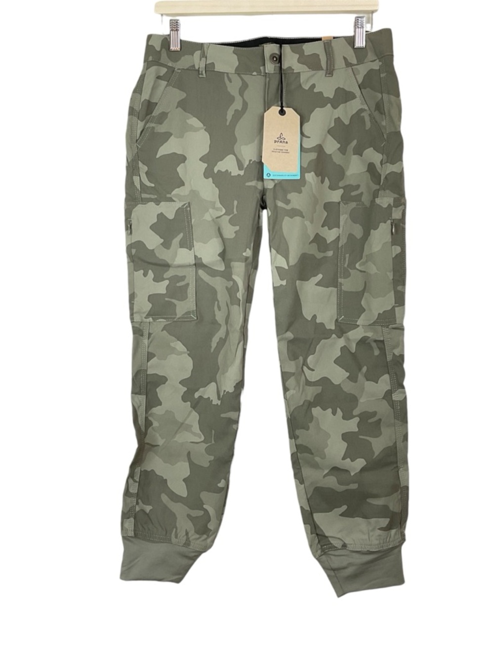Prana Sky Canyon Jogger Pant In Green Camo Size 8
